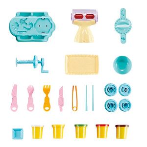 ست خمیر بازی نودل ساز Noodle Maker Play Dough Set - 23 Pieces_اسباب بازی